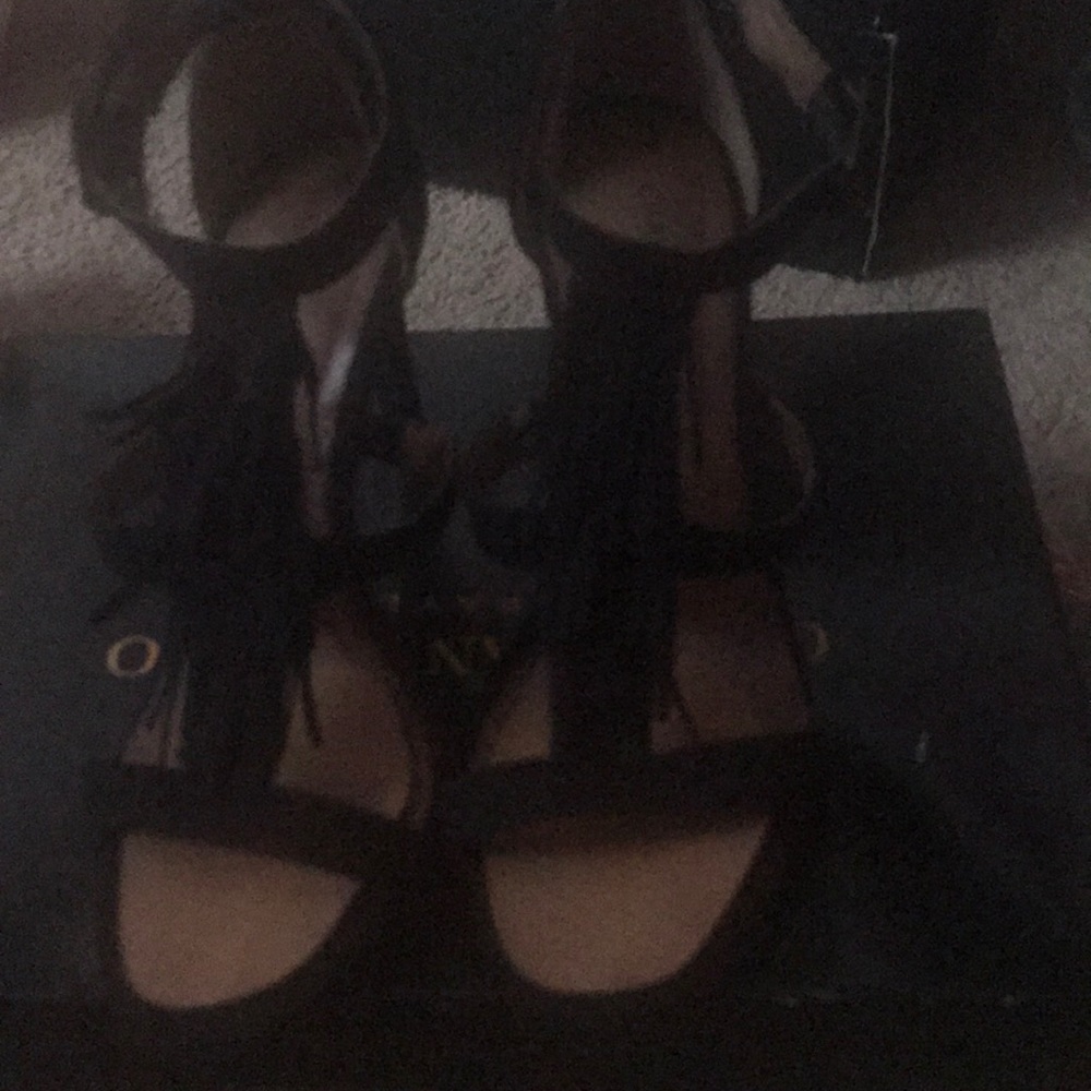 Black heels
